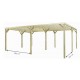 Carport en bois Monza Due