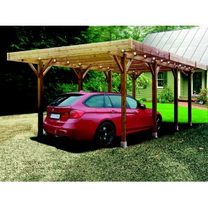 Carport en bois Solid 20,5m²